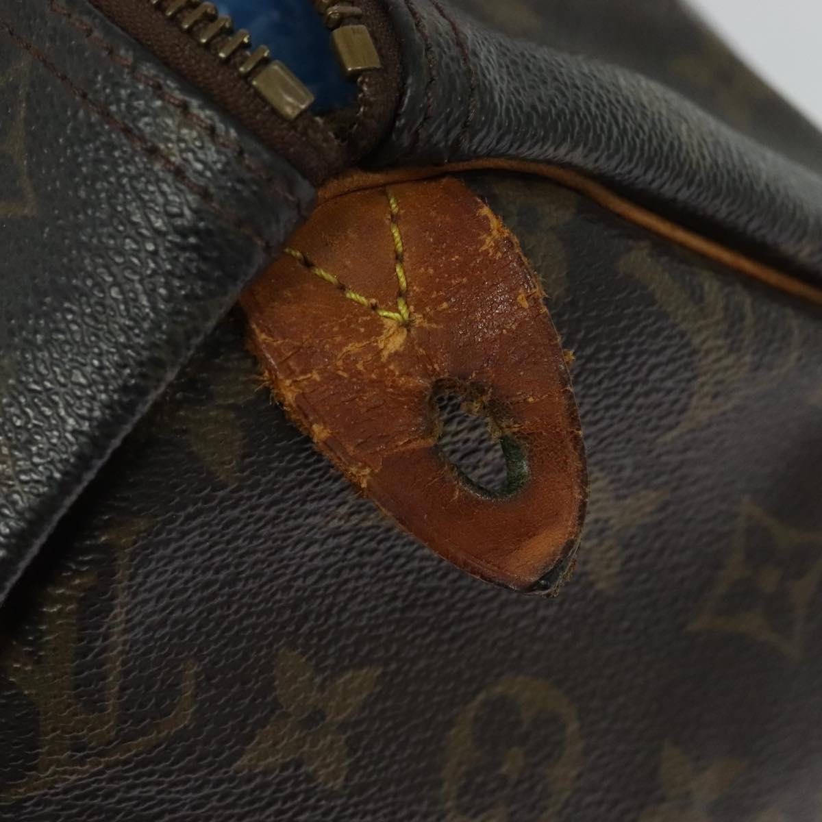 LOUIS VUITTON Monogram Speedy 30 Hand Bag M41526 LV Auth bs27320