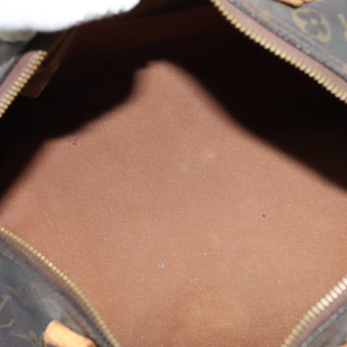 LOUIS VUITTON Monogram Speedy 30 Hand Bag M41526 LV Auth bs27320