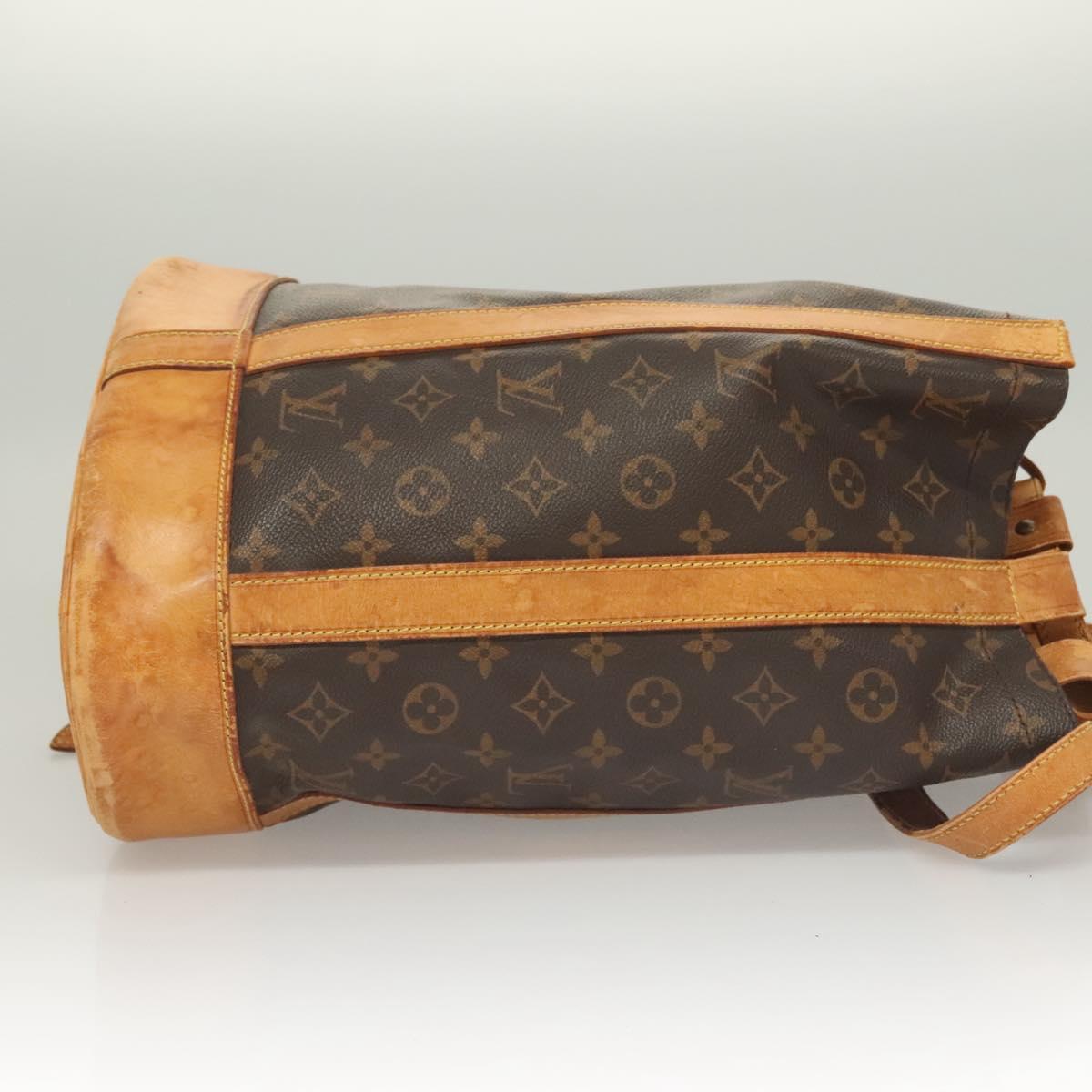 LOUIS VUITTON Monogram Randonnee PM Shoulder Bag M42243 LV Auth bs27321