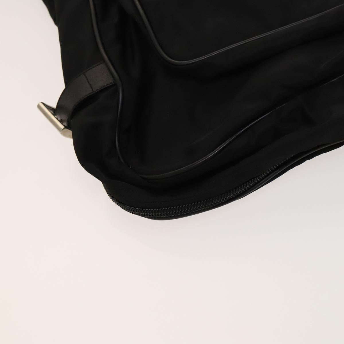 PRADA Garment Cover Nylon Black Auth bs27437