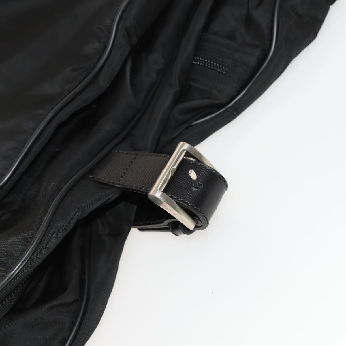PRADA Garment Cover Nylon Black Auth bs27437