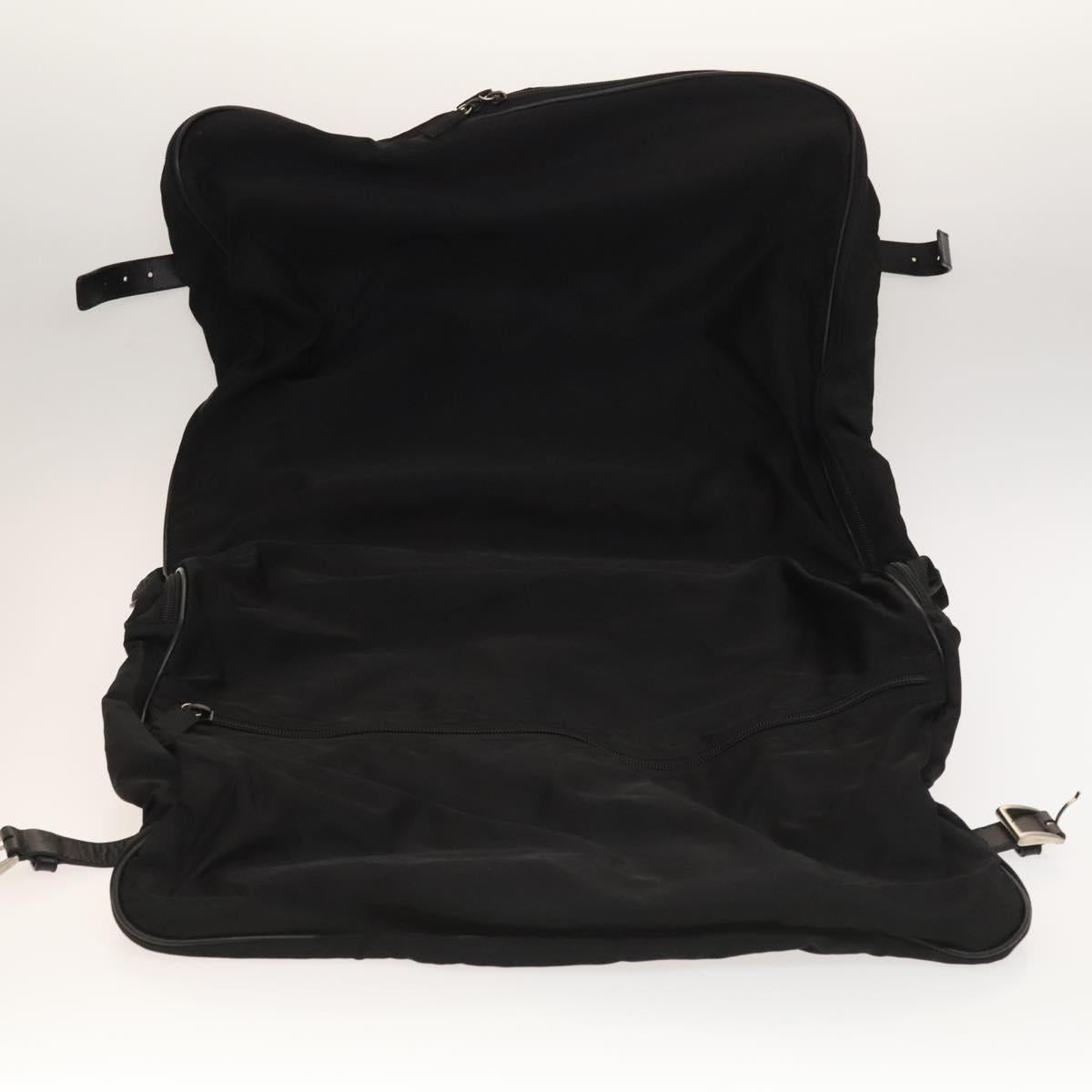 PRADA Garment Cover Nylon Black Auth bs27437