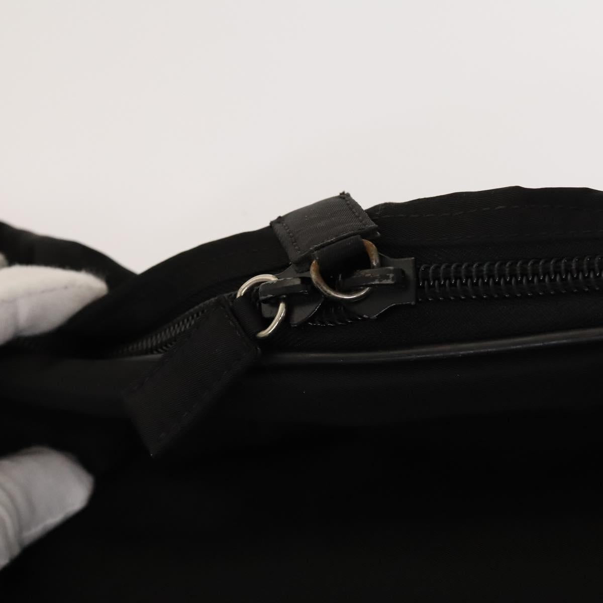 PRADA Garment Cover Nylon Black Auth bs27437