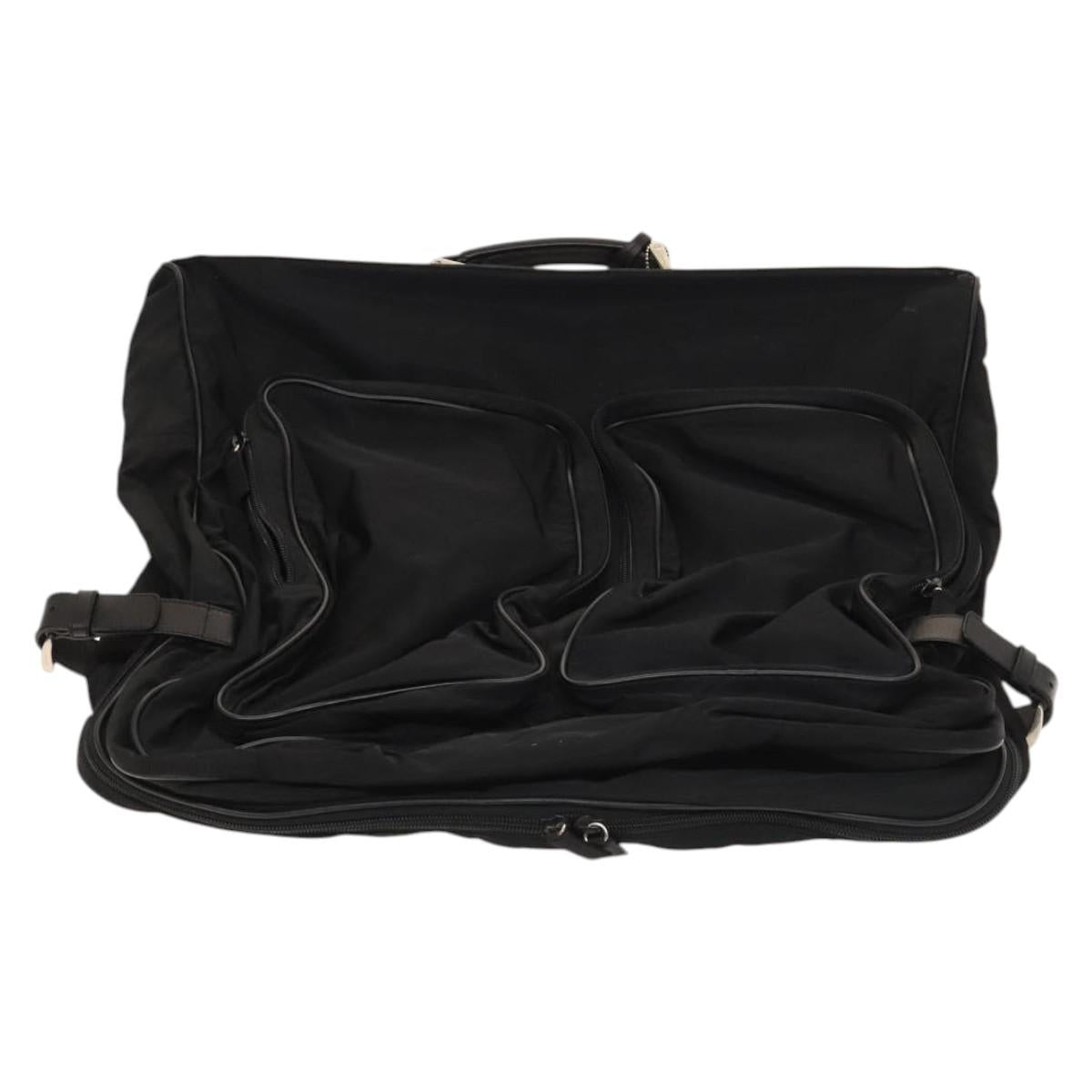 PRADA Garment Cover Nylon Black Auth bs27437