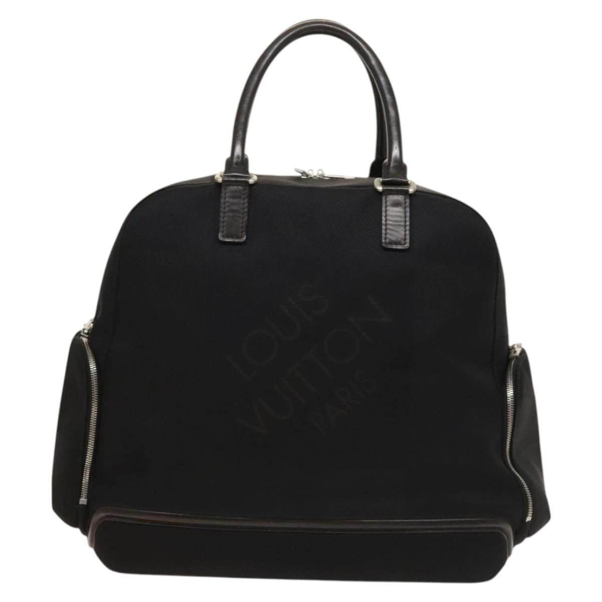 LOUIS VUITTON Damier Geant Avantulier Boston Bag Black M93062 LV Auth bs27444