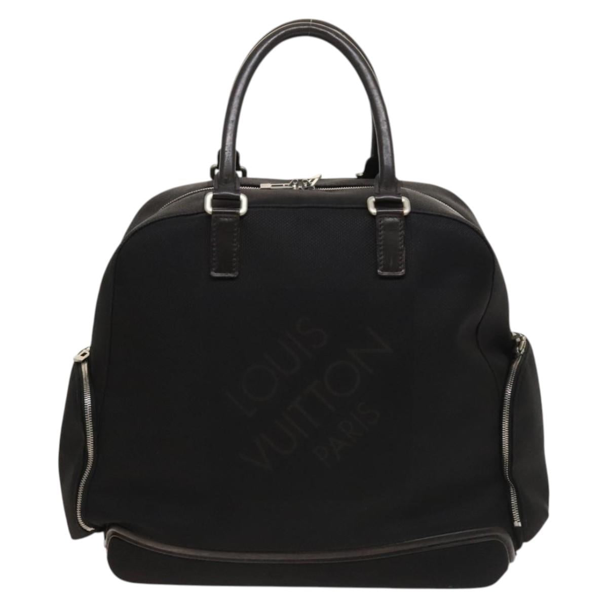 LOUIS VUITTON Damier Geant Avantulier Boston Bag Black M93062 LV Auth bs27444