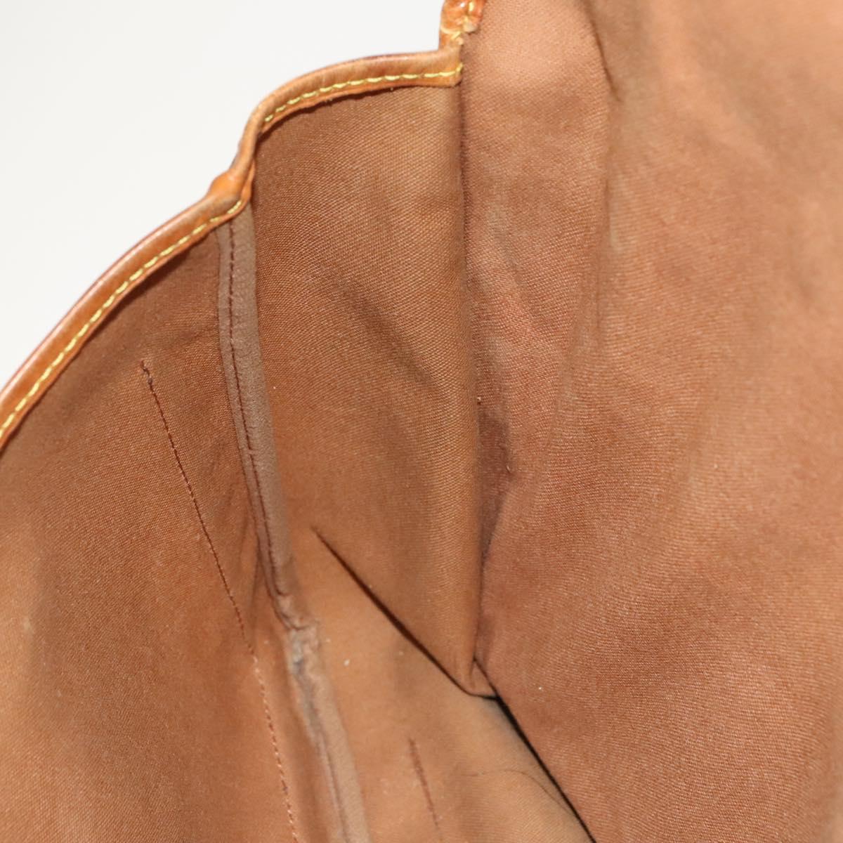 LOUIS VUITTON Monogram Gibeciere GM Shoulder Bag M42246 LV Auth bs27446