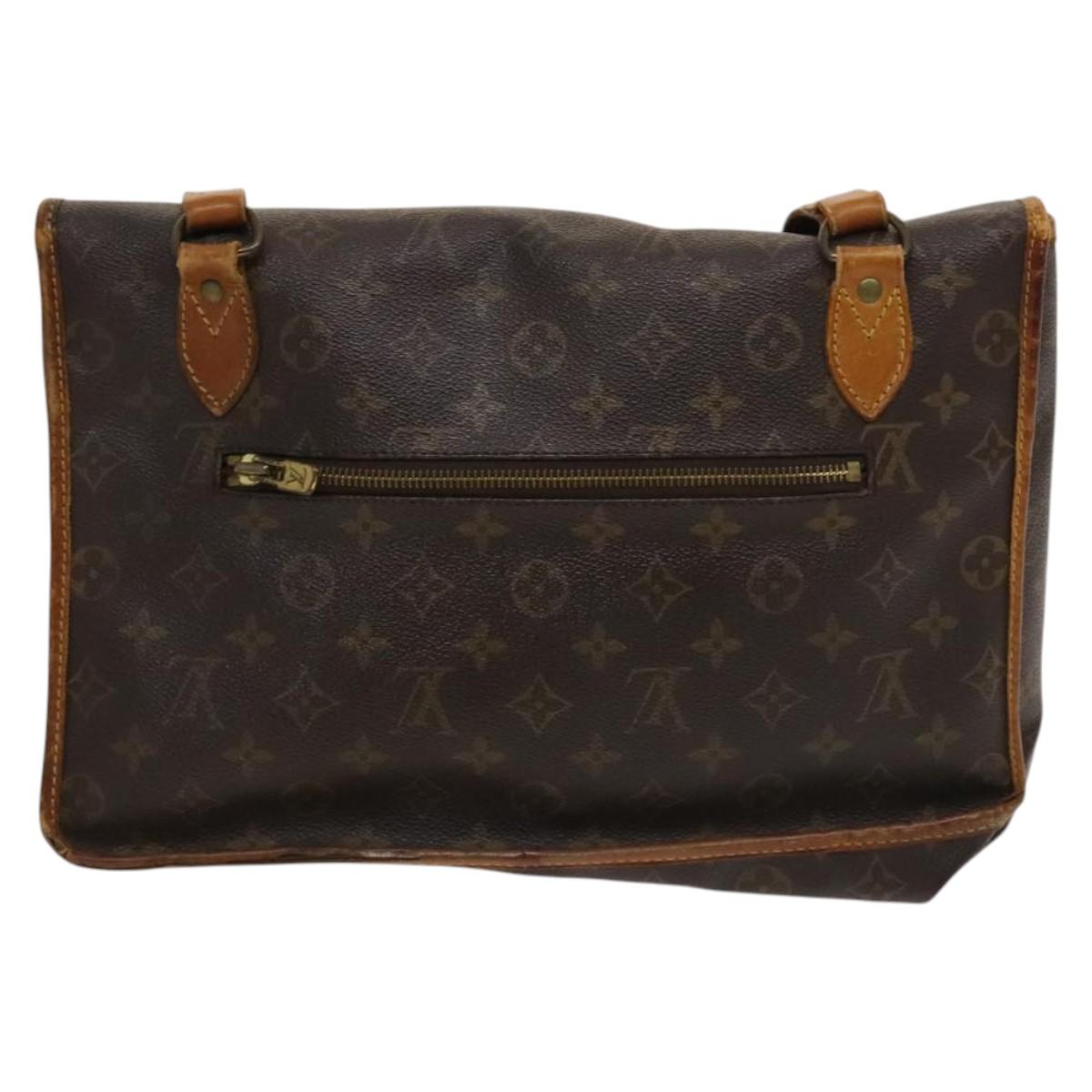 LOUIS VUITTON Monogram Gibeciere GM Shoulder Bag M42246 LV Auth bs27446