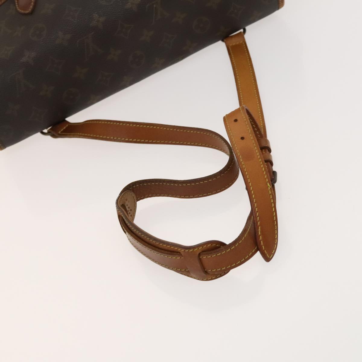 LOUIS VUITTON Monogram Gibeciere GM Shoulder Bag M42246 LV Auth bs27446