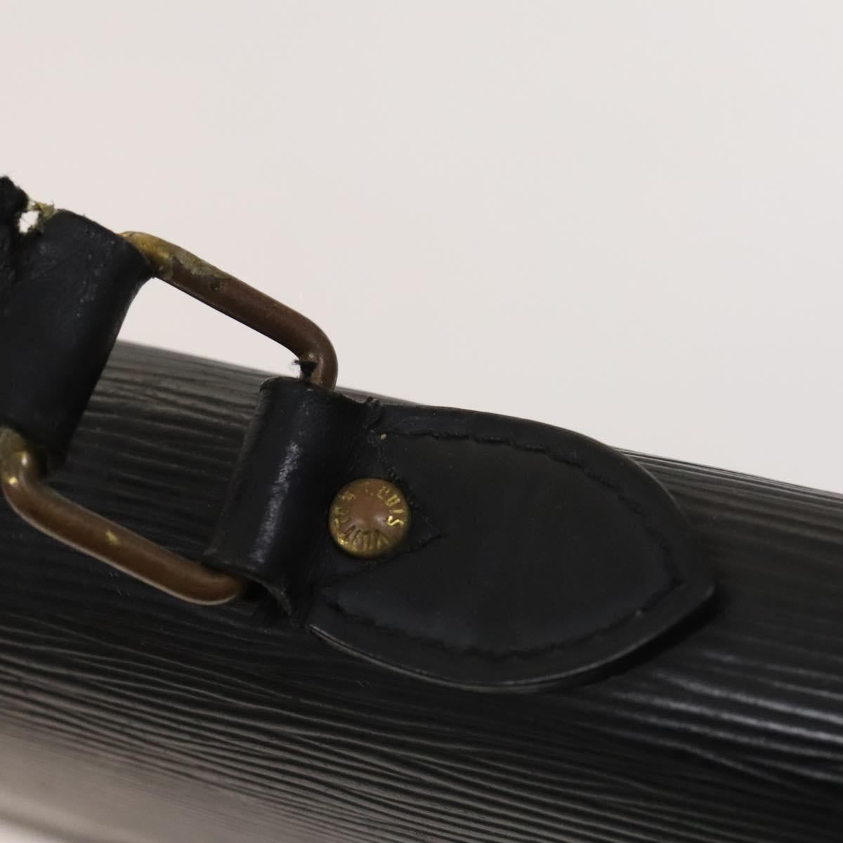 LOUIS VUITTON Epi Serviette Conseiller Business Bag Black M54422 LV Auth bs27487