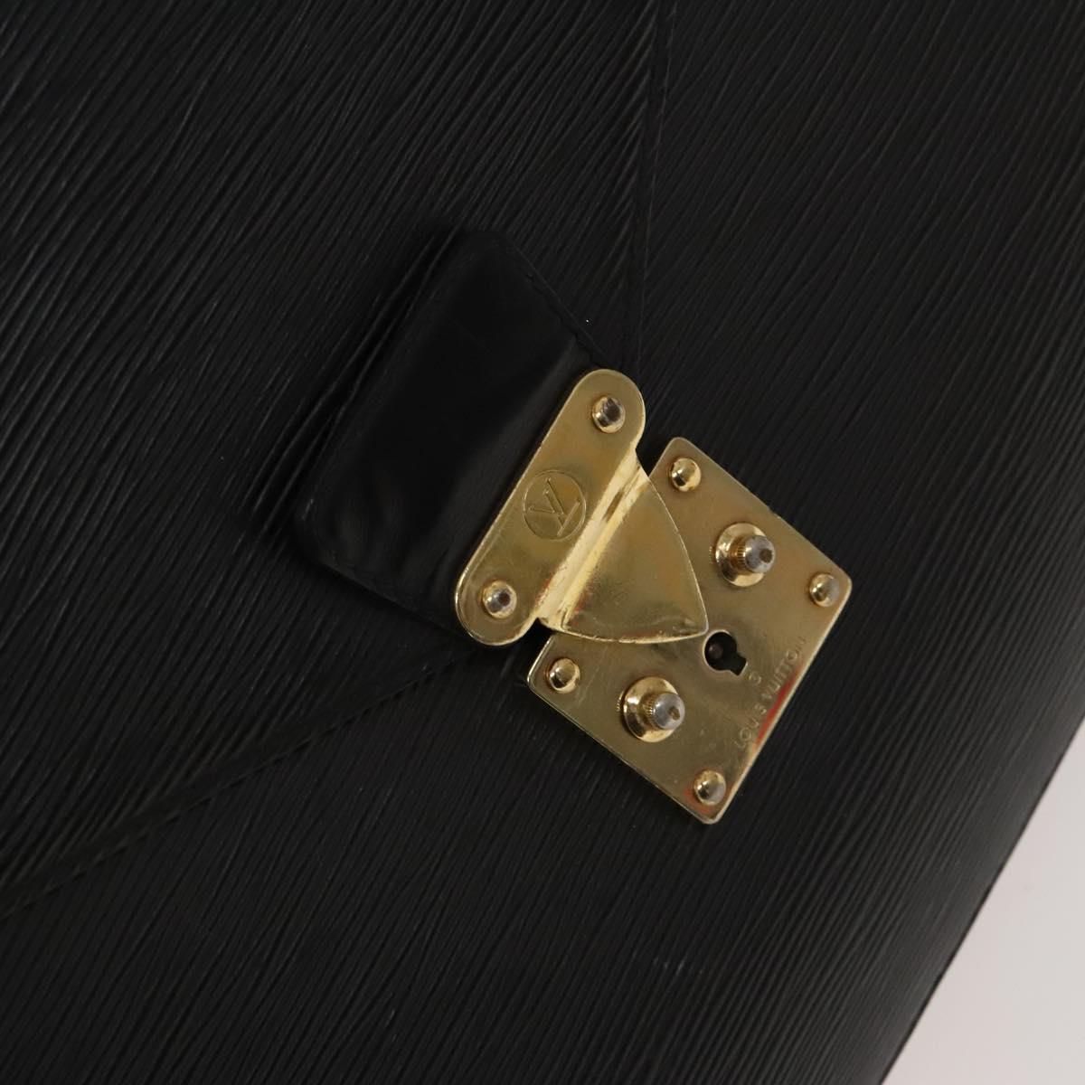 LOUIS VUITTON Epi Serviette Conseiller Business Bag Black M54422 LV Auth bs27487