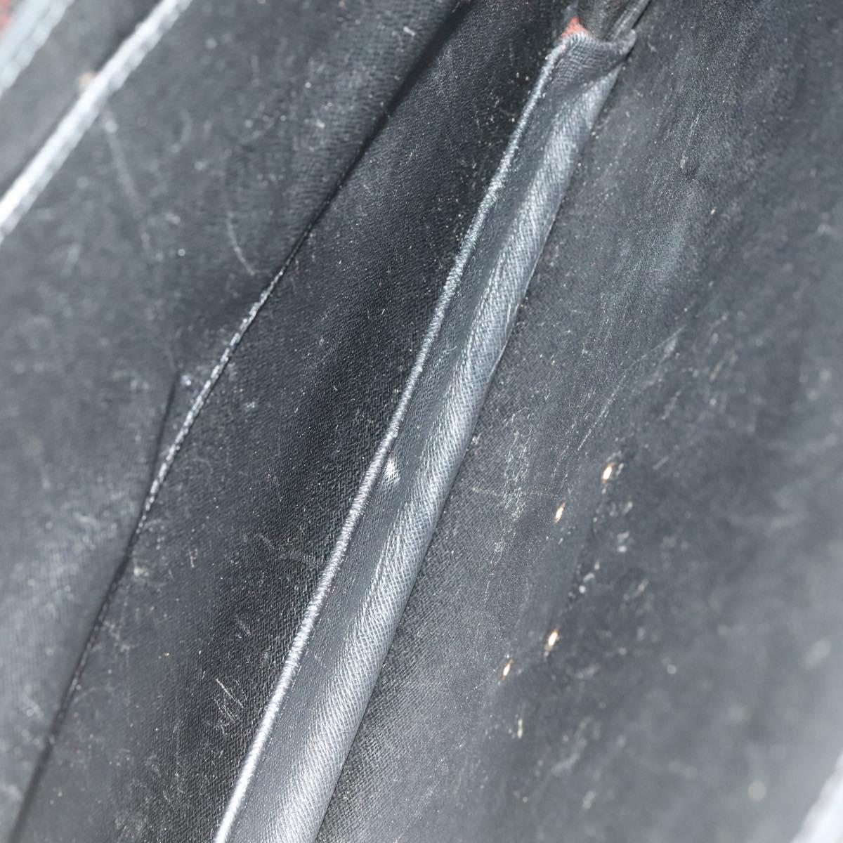 LOUIS VUITTON Epi Serviette Conseiller Business Bag Black M54422 LV Auth bs27487