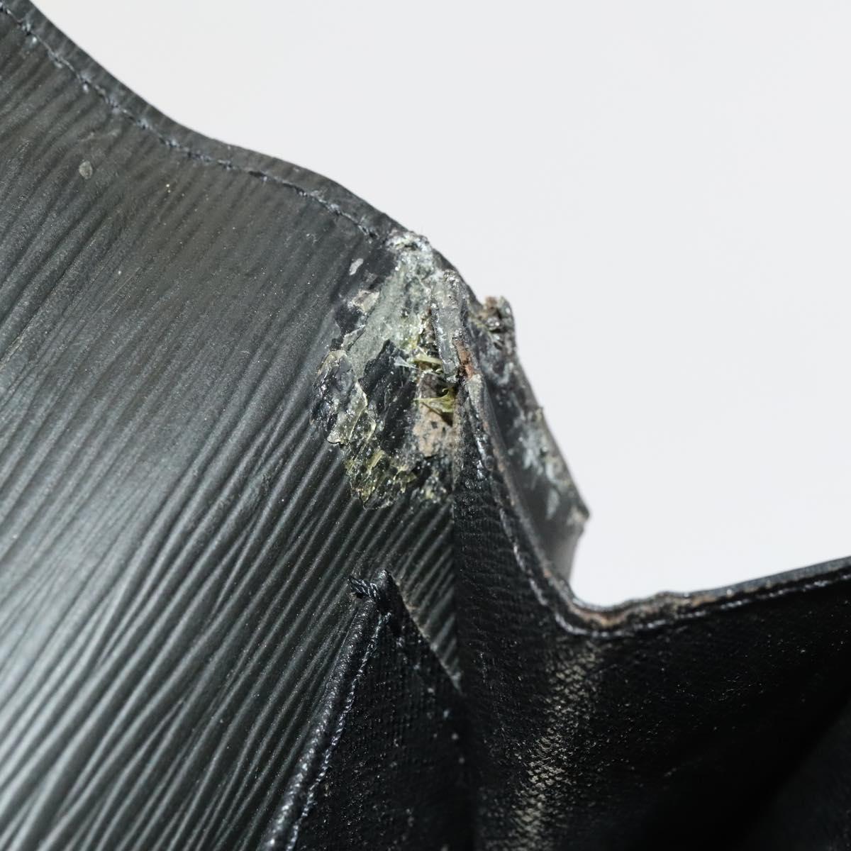 LOUIS VUITTON Epi Serviette Conseiller Business Bag Black M54422 LV Auth bs27487