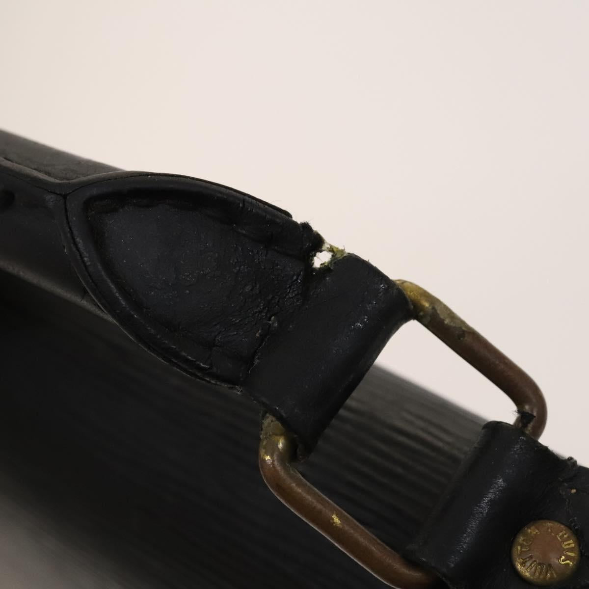 LOUIS VUITTON Epi Serviette Conseiller Business Bag Black M54422 LV Auth bs27487