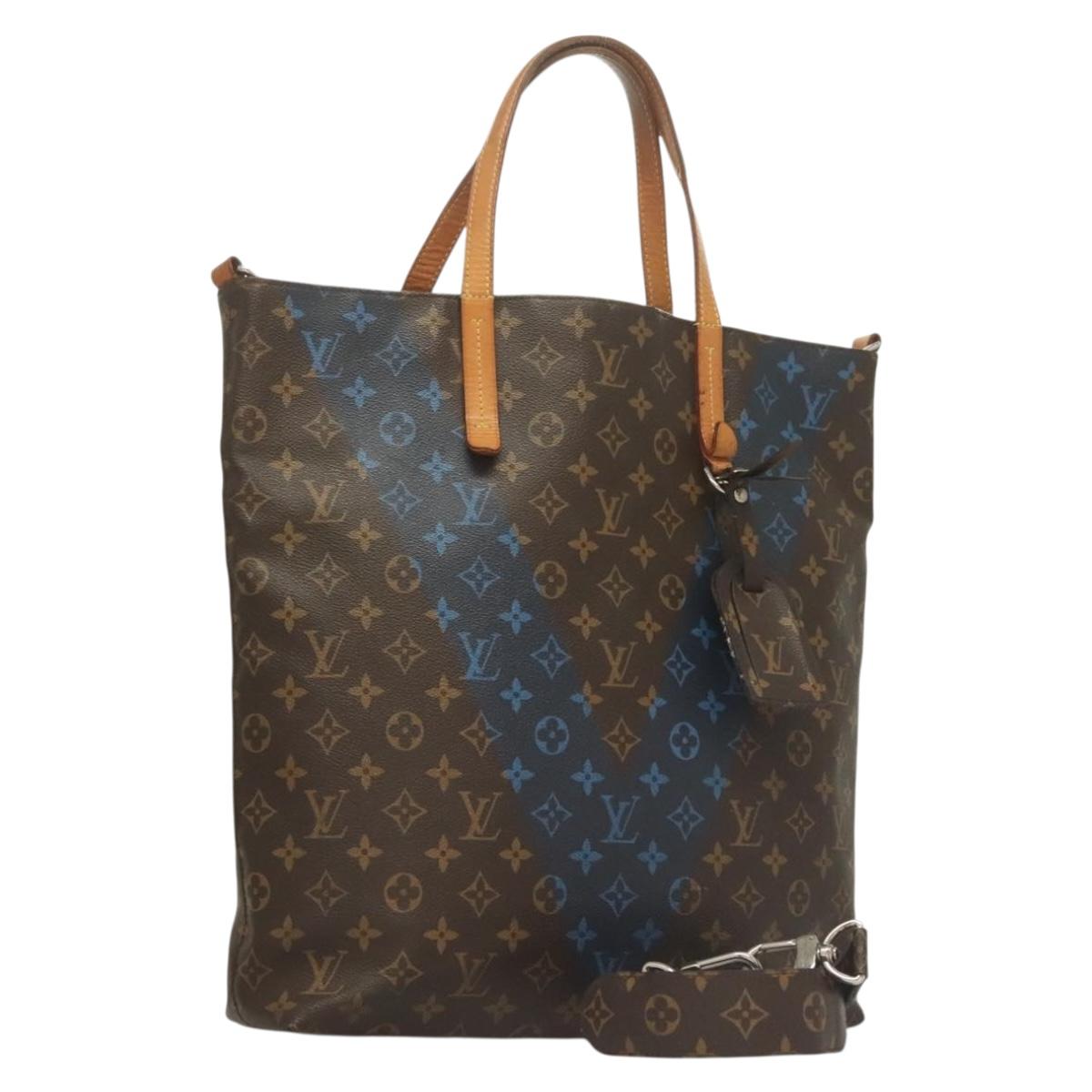 LOUIS VUITTON Monogram V Lline Cabas NS Tote Bag 2way M50147 LV Auth bs27493