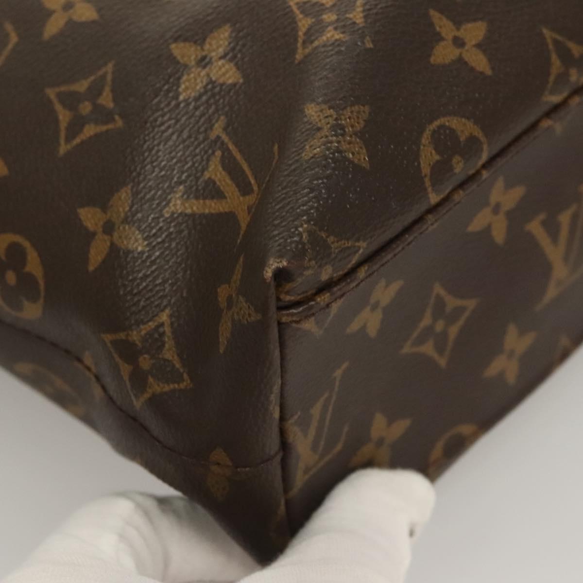 LOUIS VUITTON Monogram V Lline Cabas NS Tote Bag 2way M50147 LV Auth bs27493