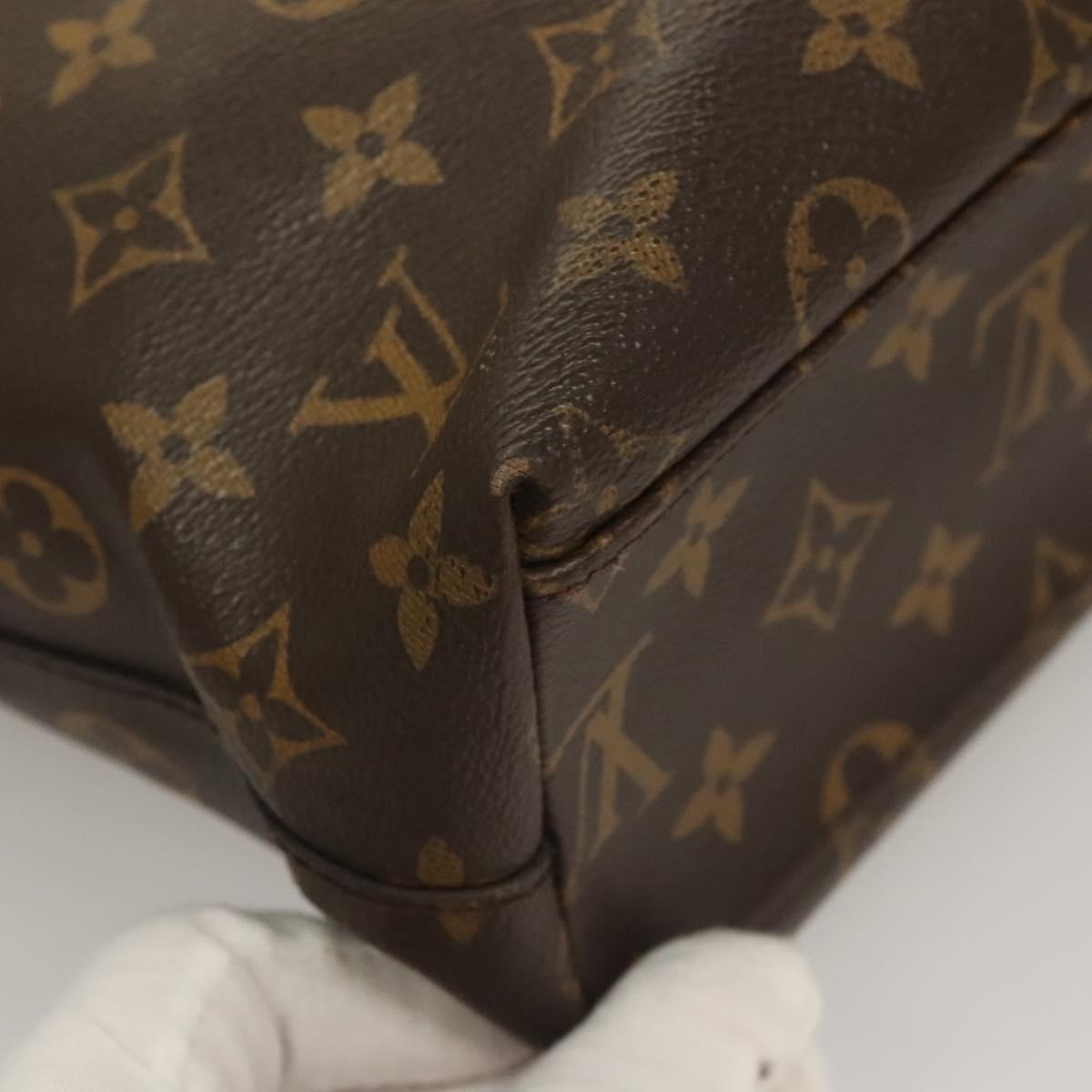 LOUIS VUITTON Monogram V Lline Cabas NS Tote Bag 2way M50147 LV Auth bs27493