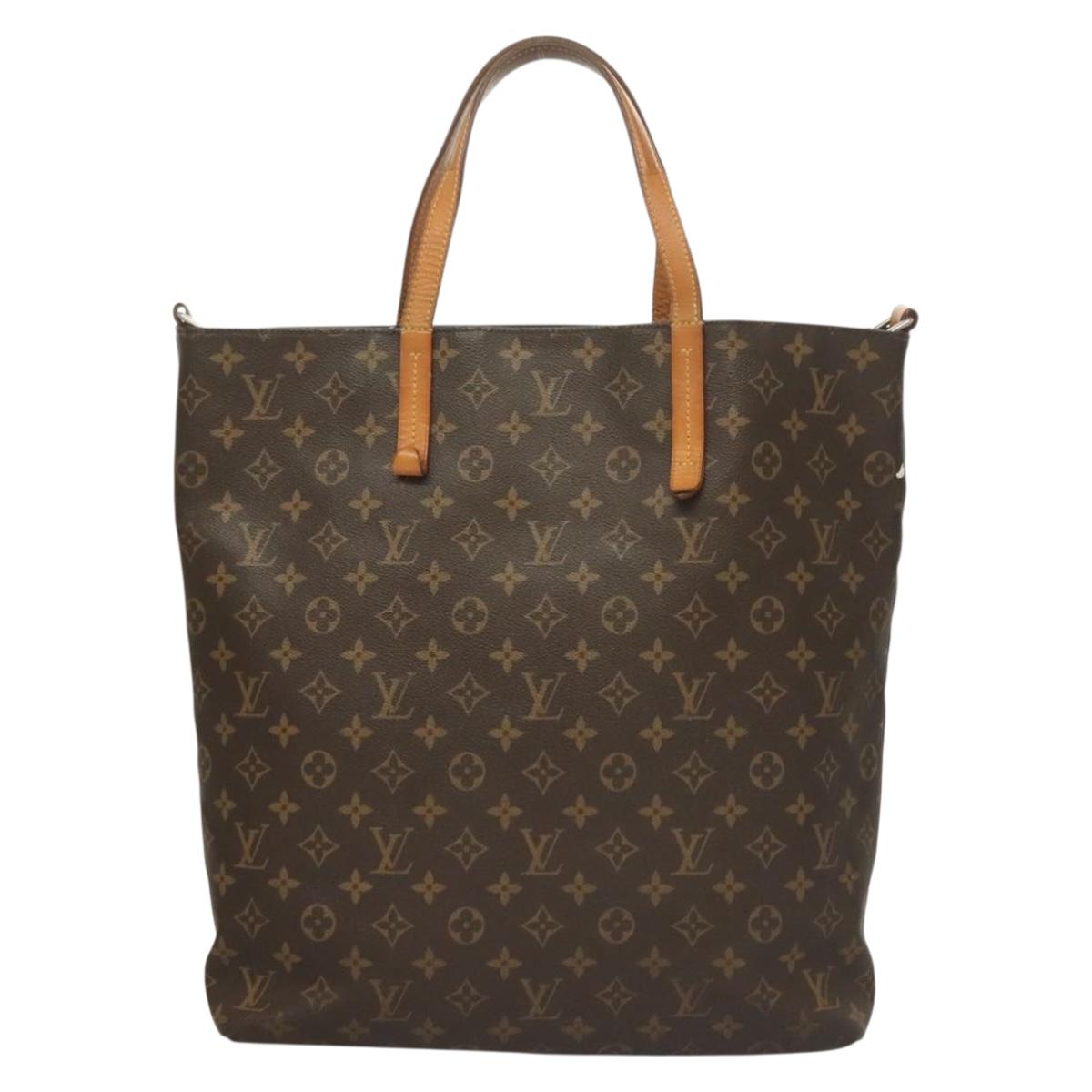 LOUIS VUITTON Monogram V Lline Cabas NS Tote Bag 2way M50147 LV Auth bs27493
