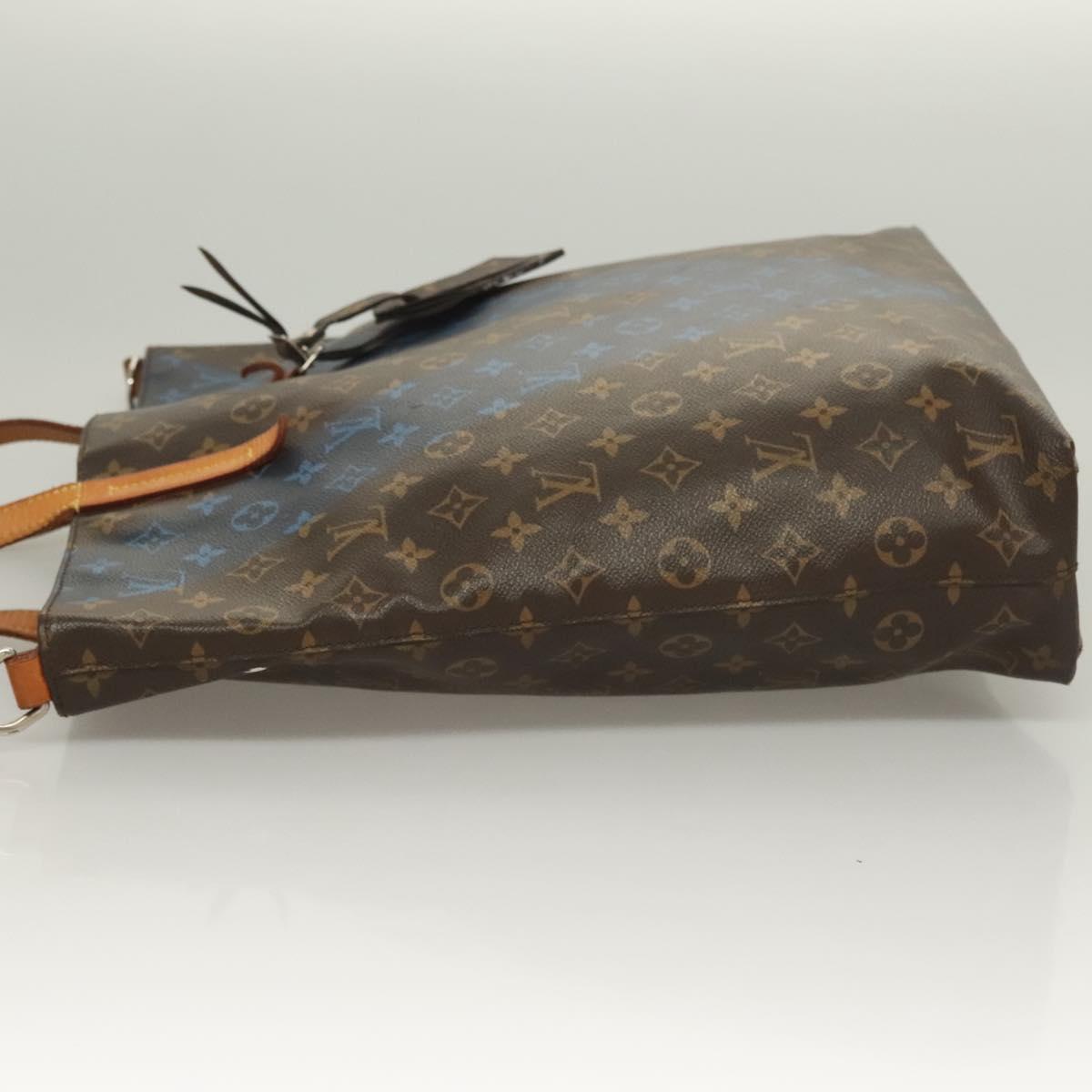 LOUIS VUITTON Monogram V Lline Cabas NS Tote Bag 2way M50147 LV Auth bs27493