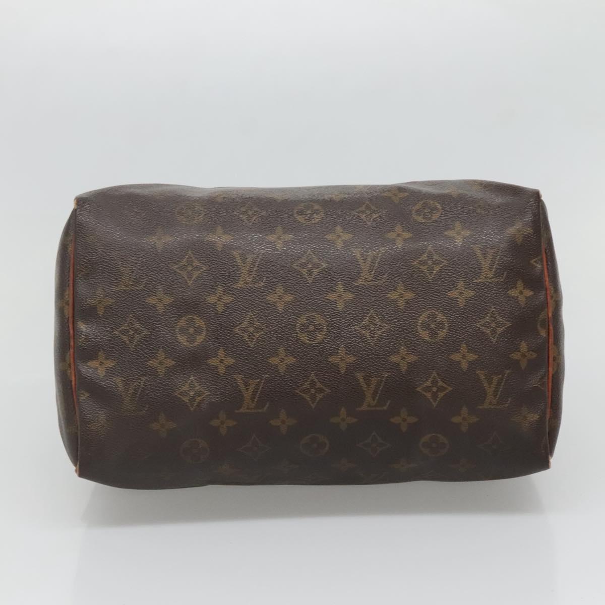 LOUIS VUITTON Monogram Speedy 30 Hand Bag M41526 LV Auth bs27494