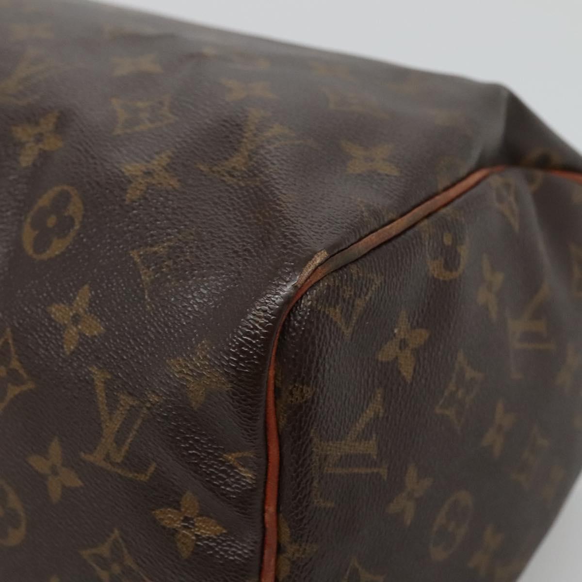 LOUIS VUITTON Monogram Speedy 30 Hand Bag M41526 LV Auth bs27494