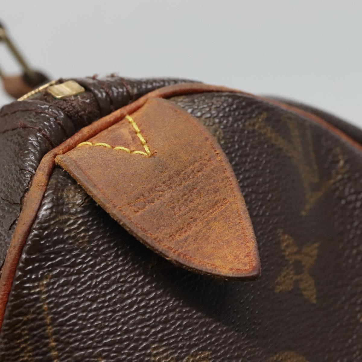 LOUIS VUITTON Monogram Speedy 30 Hand Bag M41526 LV Auth bs27494