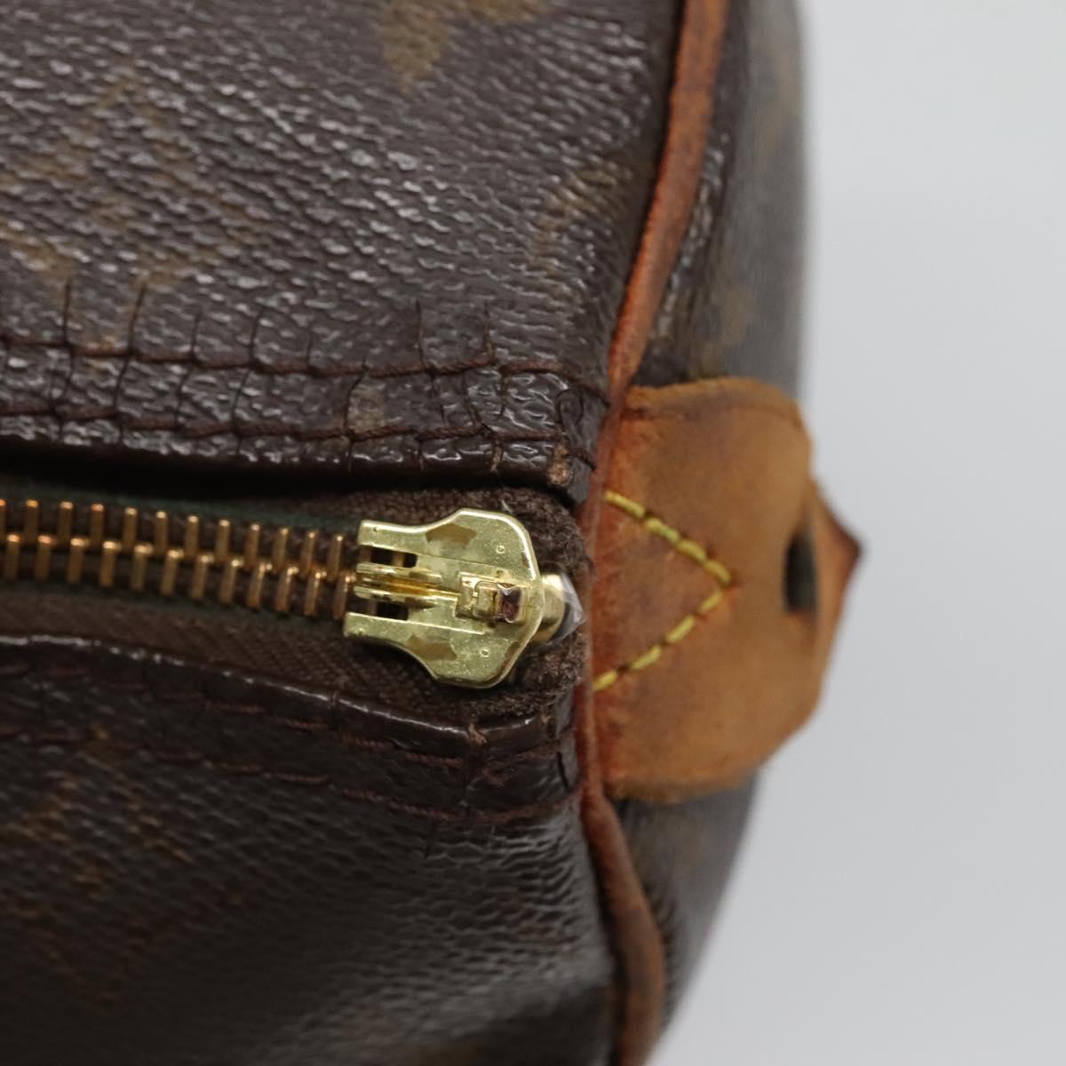 LOUIS VUITTON Monogram Speedy 30 Hand Bag M41526 LV Auth bs27494