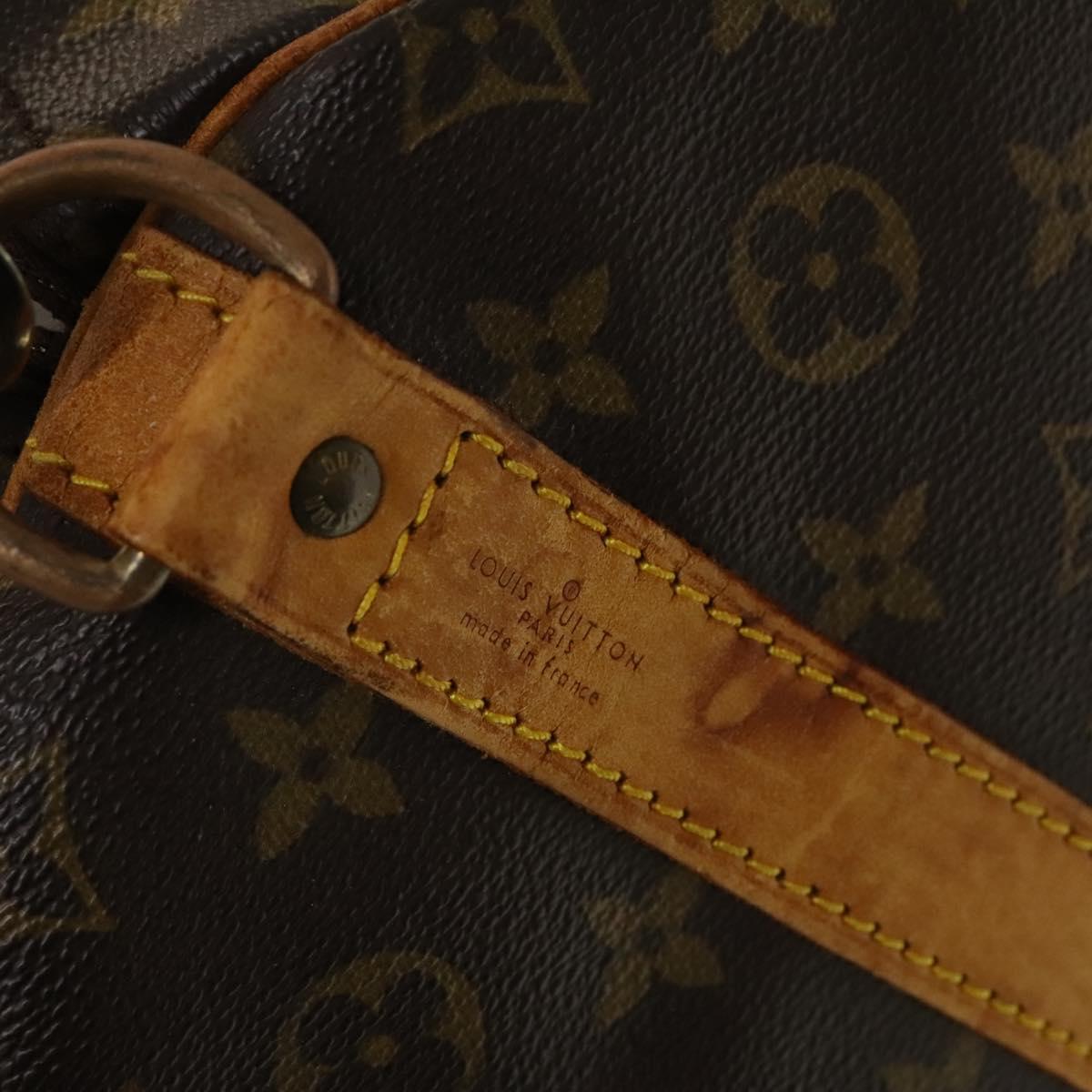 LOUIS VUITTON Monogram Keepall Bandouliere 55 Boston Bag M41414 LV Auth bs27495