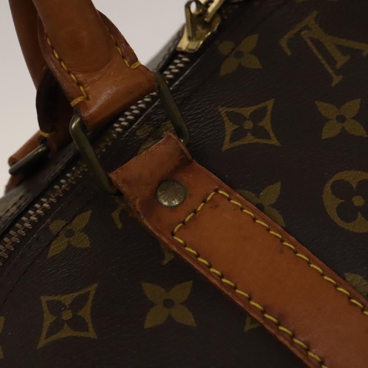 LOUIS VUITTON Monogram Keepall 60 Boston Bag M41422 LV Auth bs27500