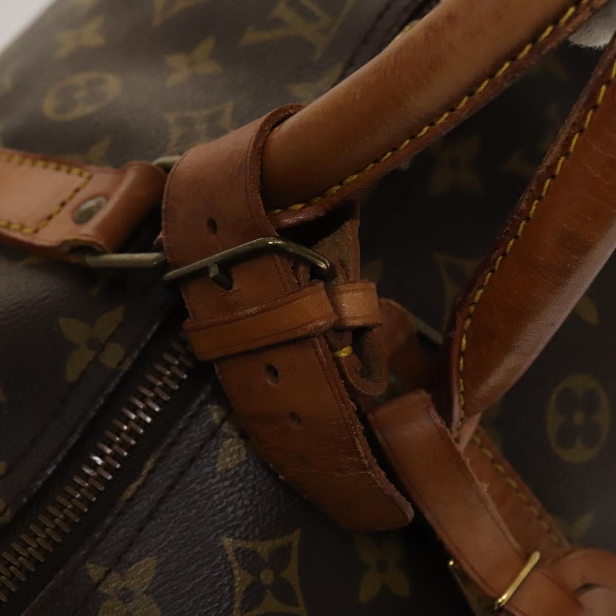 LOUIS VUITTON Monogram Keepall 60 Boston Bag M41422 LV Auth bs27500