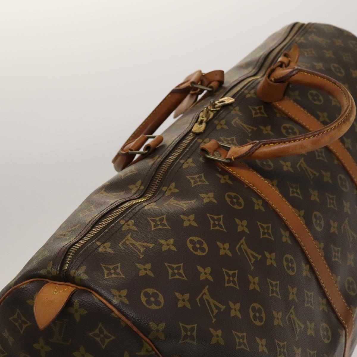 LOUIS VUITTON Monogram Keepall 60 Boston Bag M41422 LV Auth bs27500