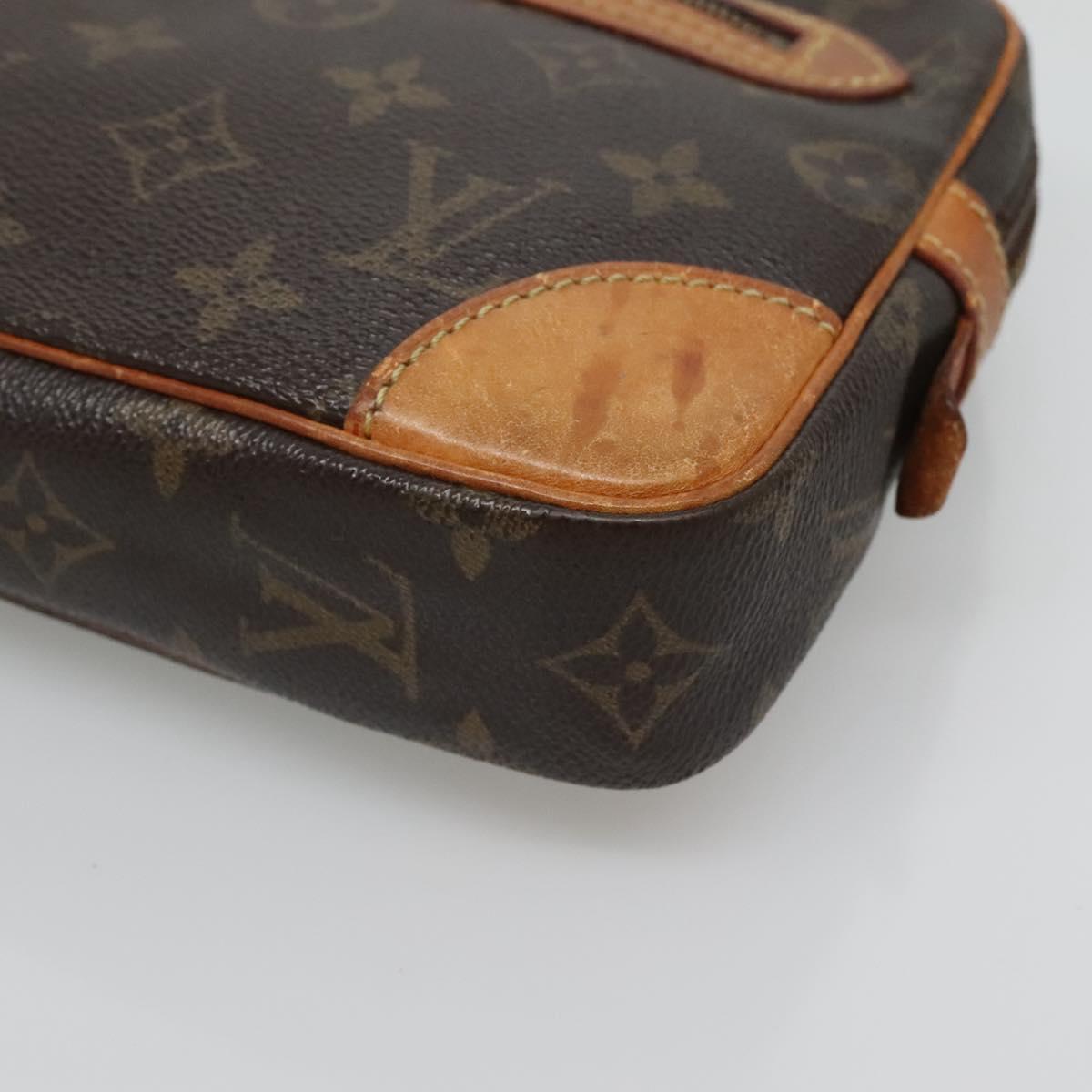 LOUIS VUITTON Monogram Clutch Bag 3Set LV Auth bs27528