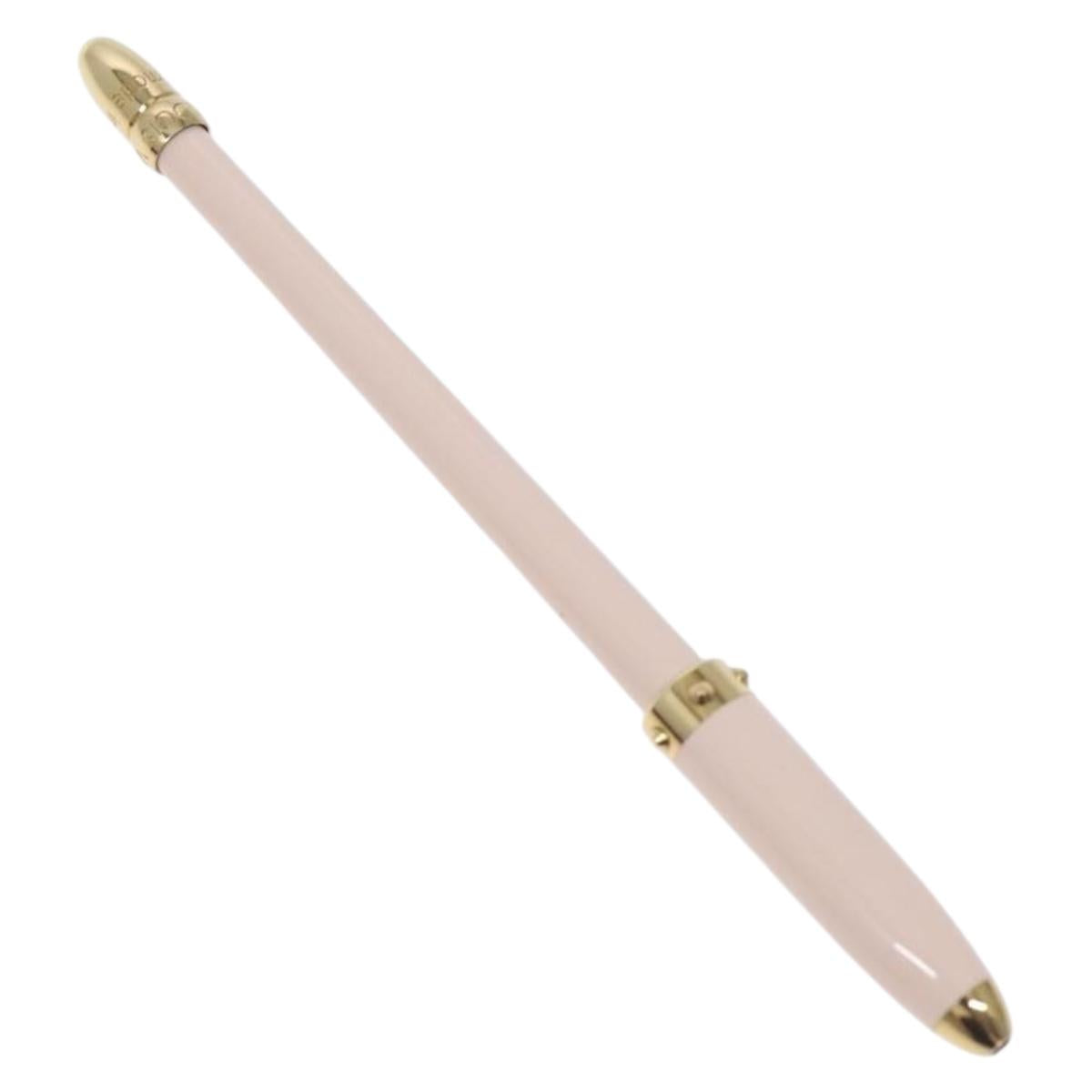 LOUIS VUITTON Mechanical Pencil Pen Pink LV Auth bs27529