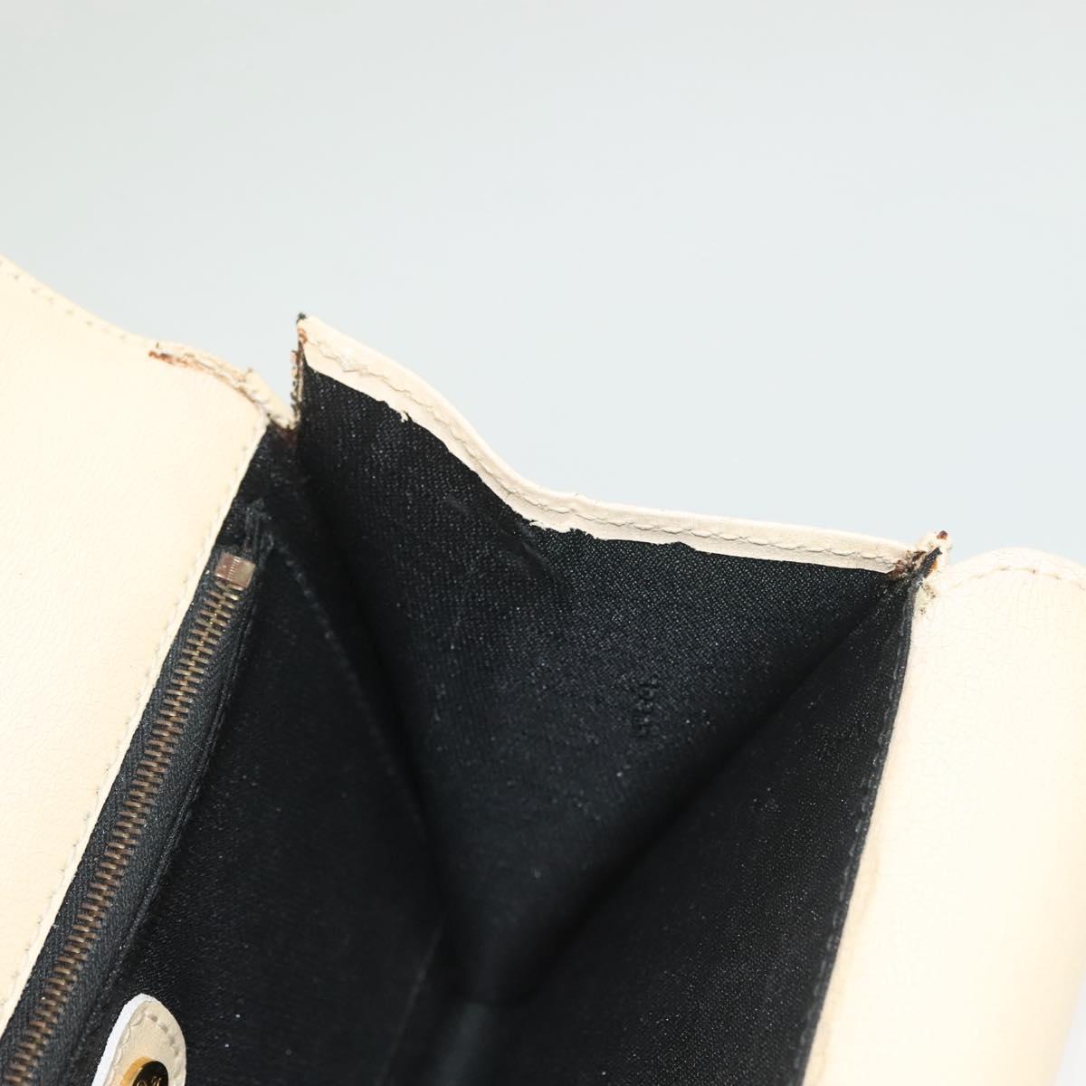 FENDI Zucca Canvas Hand Bag Canvas Leather 2way Beige Gold Auth bs27537