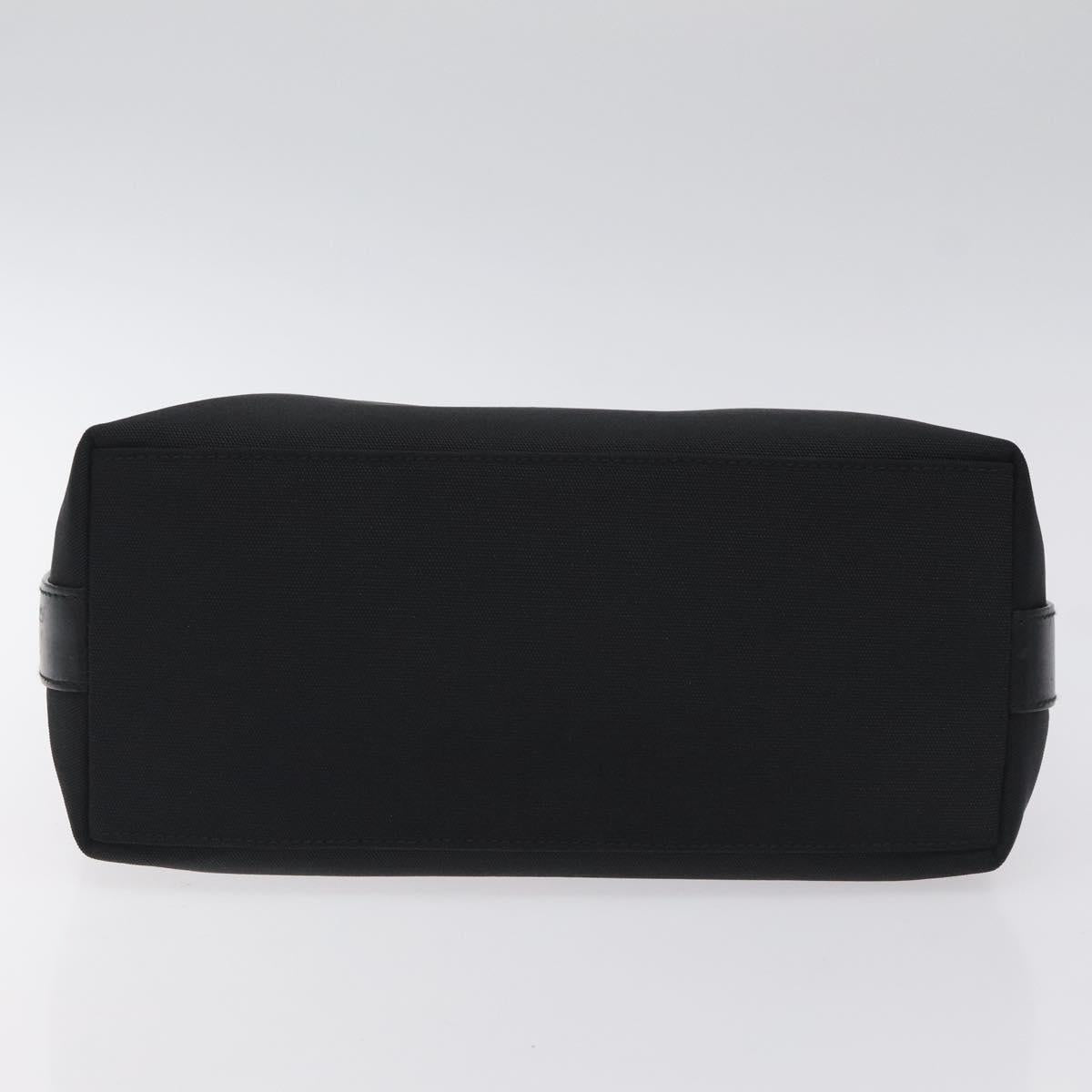 GUCCI Shoulder Bag Nylon Leather Black Silver 000 2113 0602 Auth bs27556