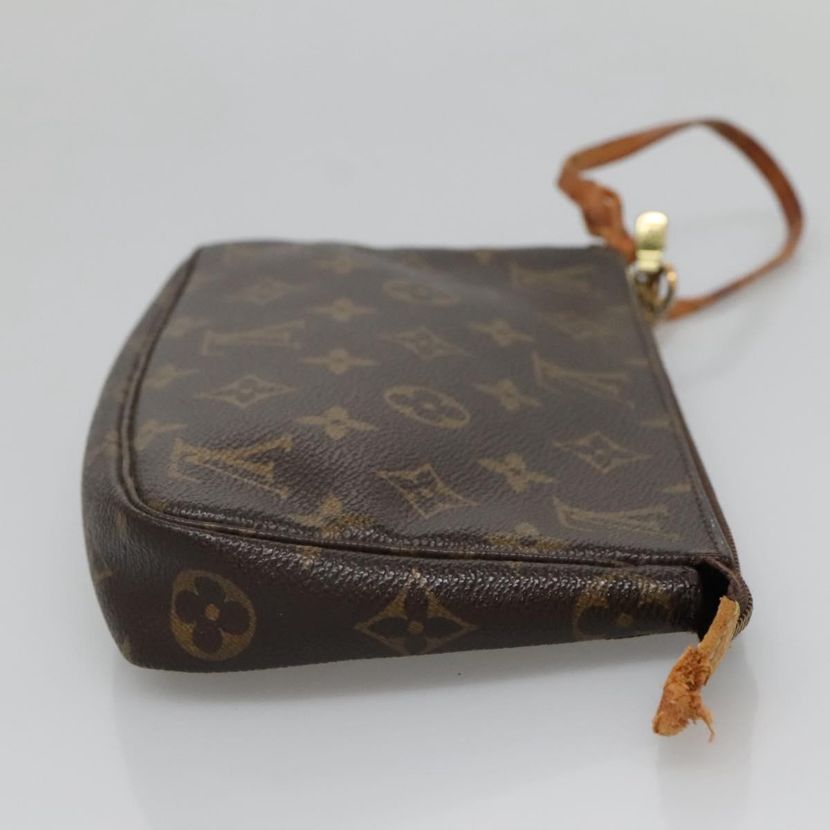 LOUIS VUITTON Monogram Pochette Accessoires Pouch M51980 LV Auth bs27577