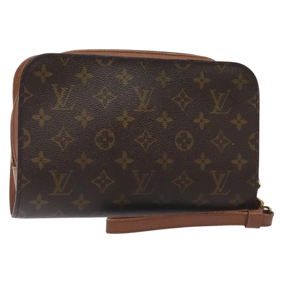 LOUIS VUITTON Monogram Orsay Clutch Bag M51790 LV Auth bs27579