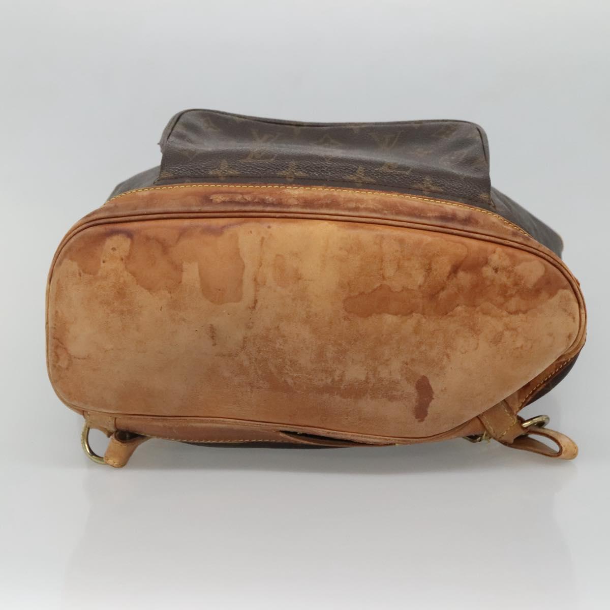 LOUIS VUITTON Monogram Montsouris GM Backpack M51135 LV Auth bs27583