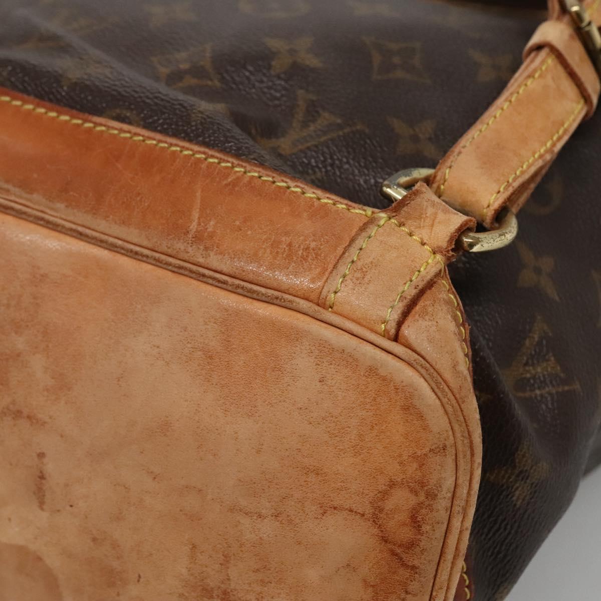 LOUIS VUITTON Monogram Montsouris GM Backpack M51135 LV Auth bs27583