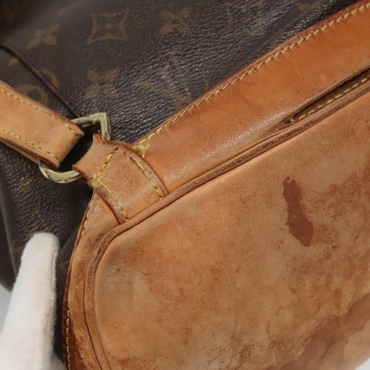 LOUIS VUITTON Monogram Montsouris GM Backpack M51135 LV Auth bs27583