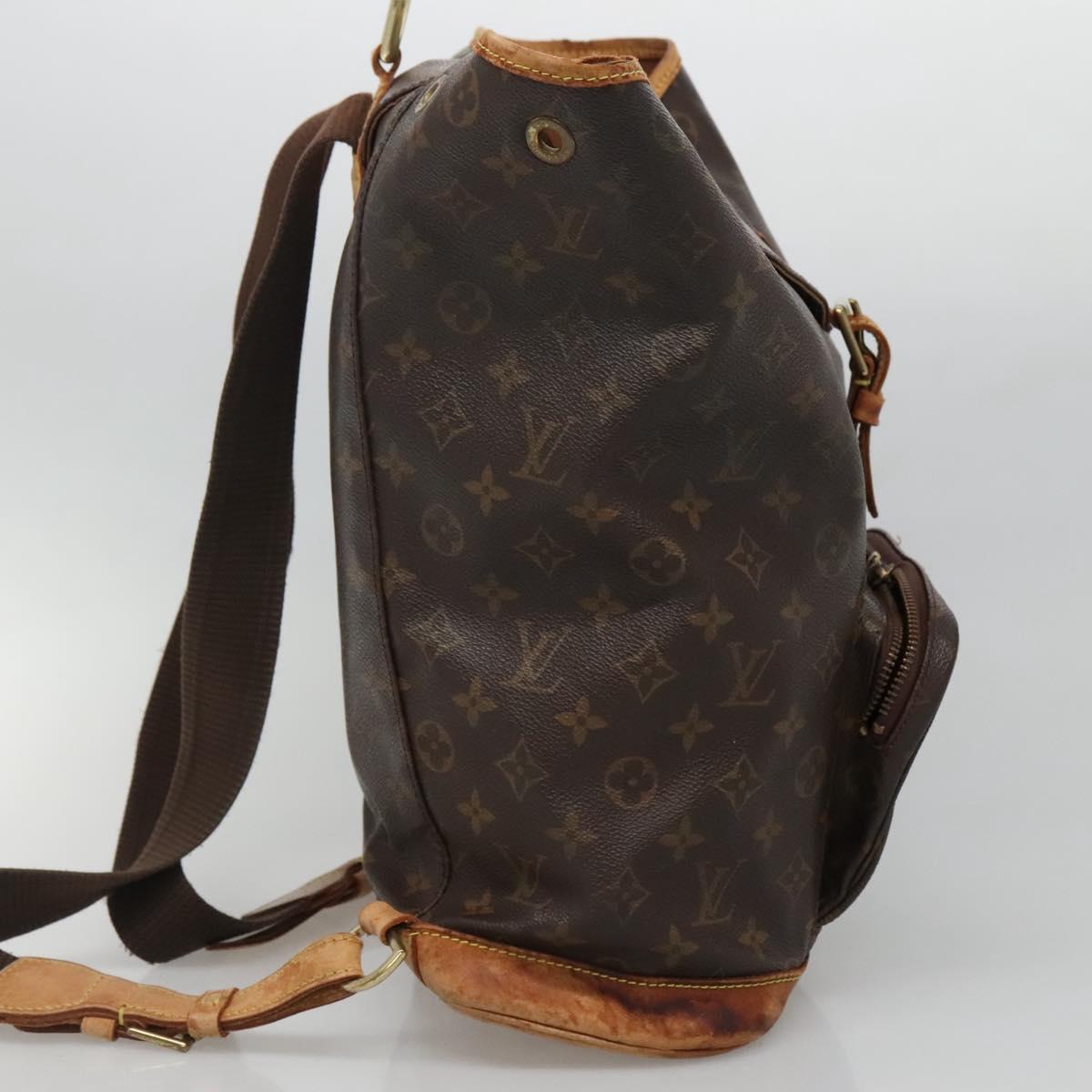 LOUIS VUITTON Monogram Montsouris GM Backpack M51135 LV Auth bs27583