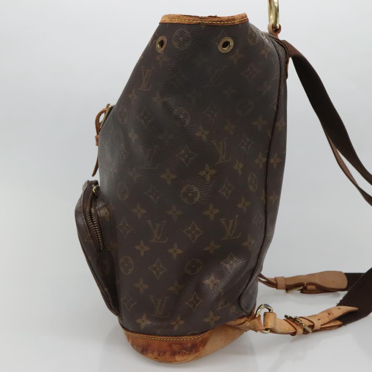 LOUIS VUITTON Monogram Montsouris GM Backpack M51135 LV Auth bs27583