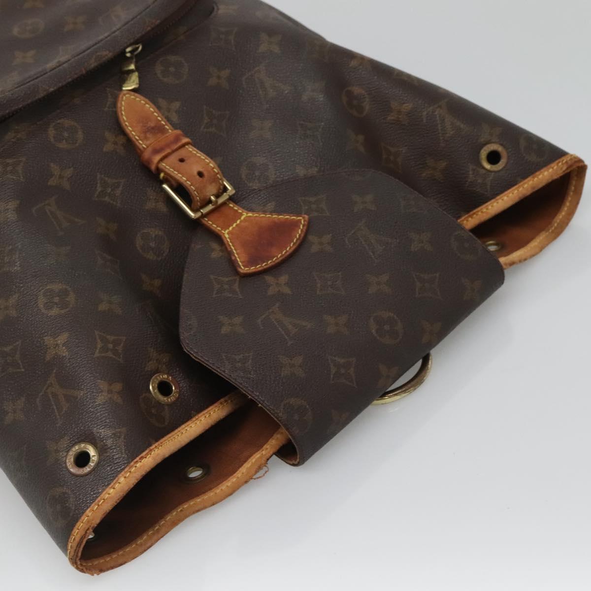 LOUIS VUITTON Monogram Montsouris GM Backpack M51135 LV Auth bs27583