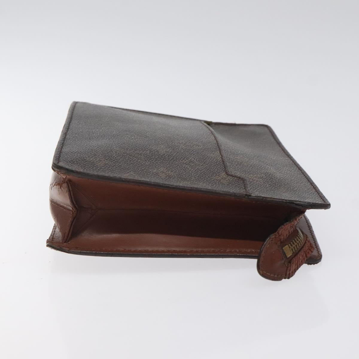 LOUIS VUITTON Monogram Pochette Homme Clutch Bag M51795 LV Auth bs27610