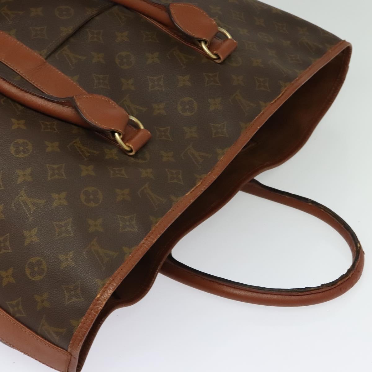 LOUIS VUITTON Monogram Sac Weekend GM Tote Bag M42420 LV Auth bs27623
