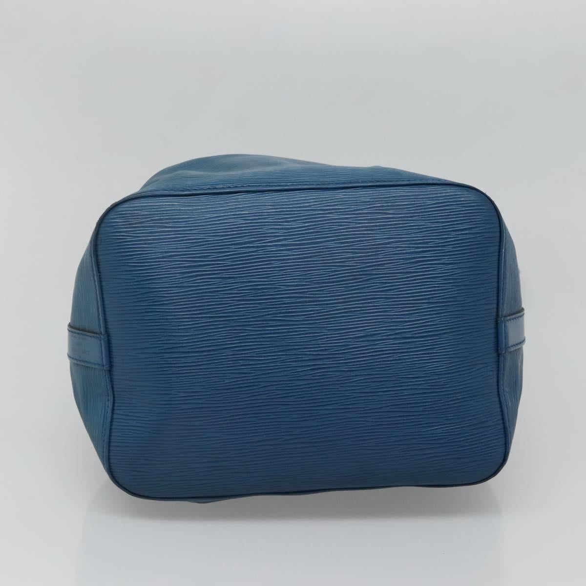 LOUIS VUITTON Epi Petit Noe Shoulder Bag Blue M44105 LV Auth bs27625