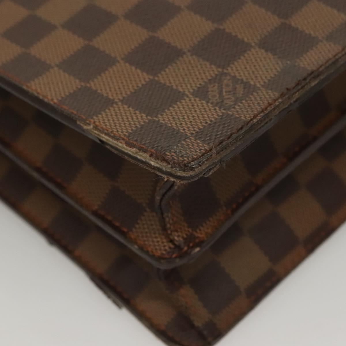 LOUIS VUITTON Damier Ebene Altona GM Hand Bag N53312 LV Auth bs27669