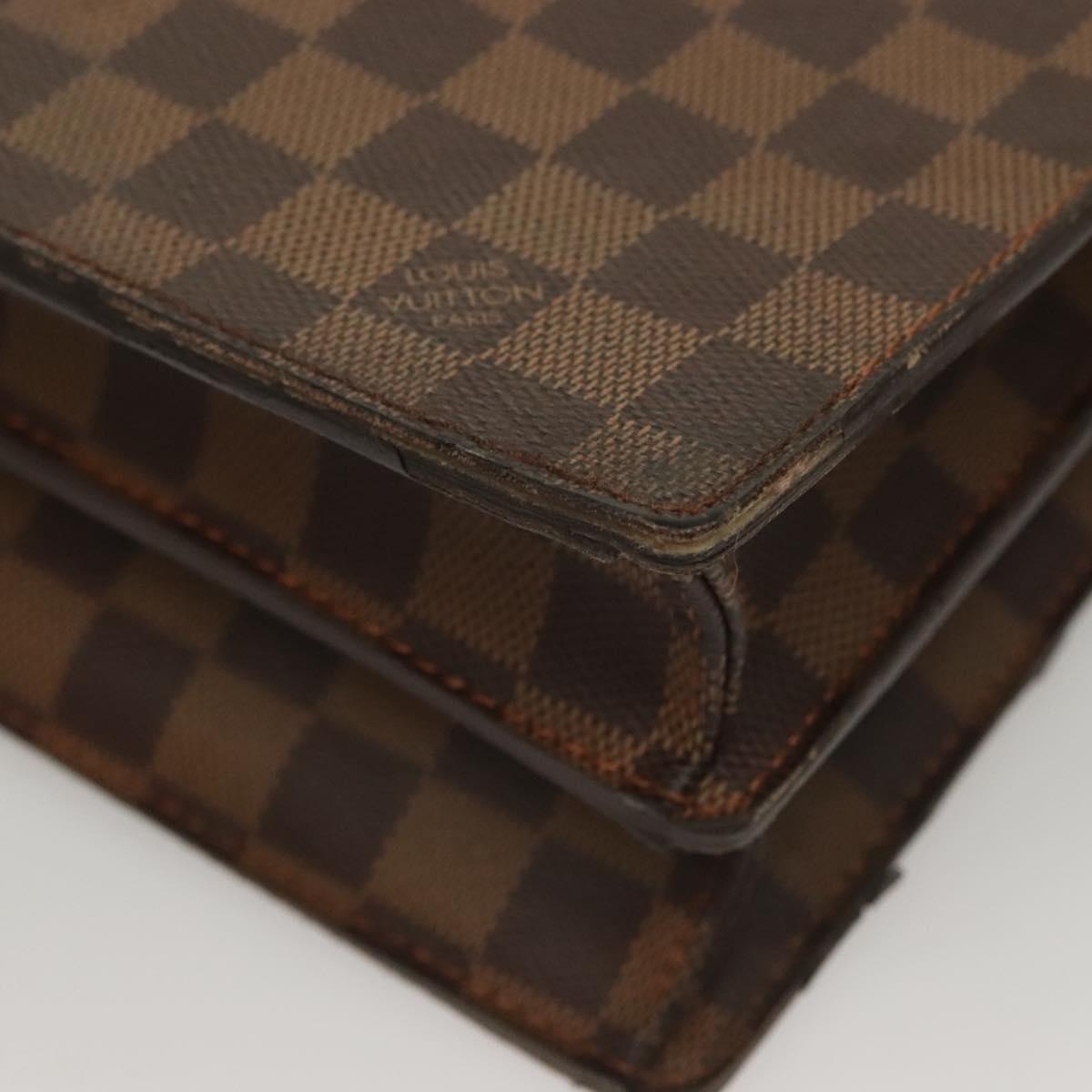 LOUIS VUITTON Damier Ebene Altona GM Hand Bag N53312 LV Auth bs27669