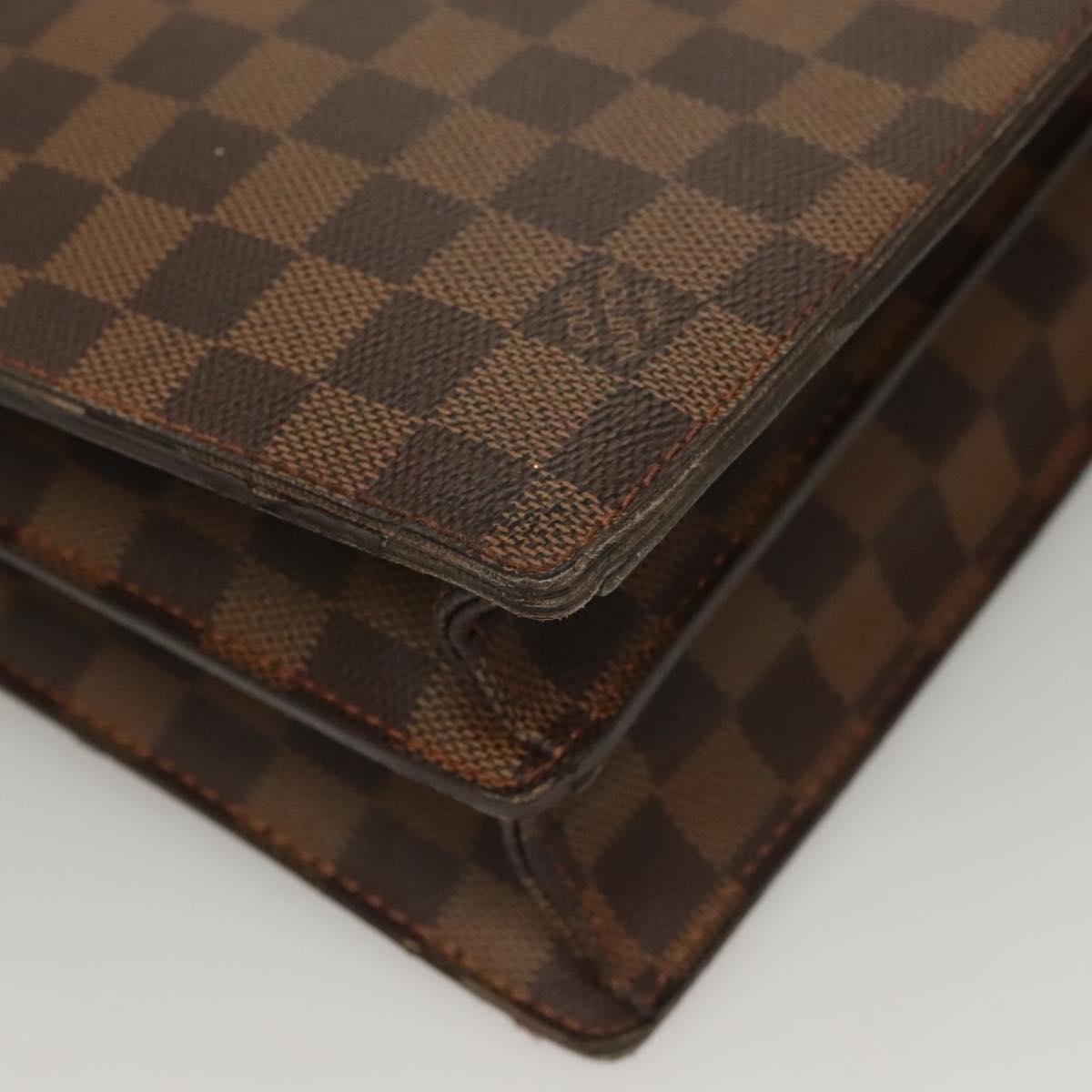 LOUIS VUITTON Damier Ebene Altona GM Hand Bag N53312 LV Auth bs27669