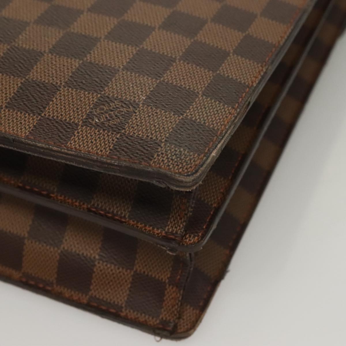 LOUIS VUITTON Damier Ebene Altona GM Hand Bag N53312 LV Auth bs27669